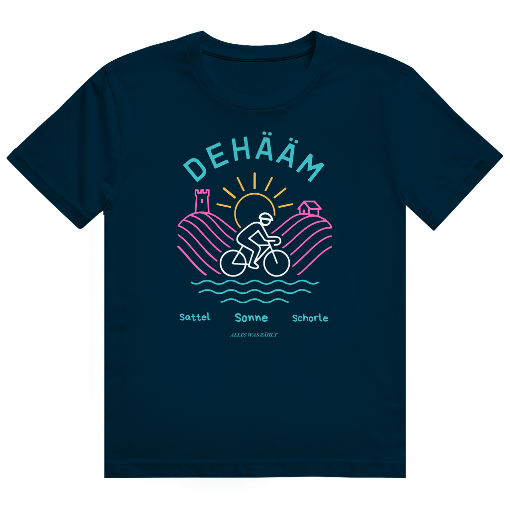 Dehääm - Sattel, Sonne, Schorle - Unisex Premiumshirt