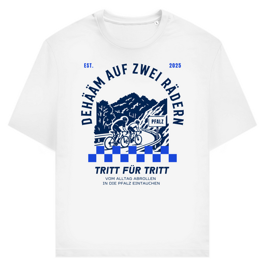 Dehääm auf zwei Rädern - Unisex Premiumshirt